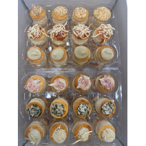 Sadie-Toast puff pastry appetisers mixed 72pcs Frozen