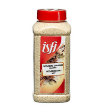 White Sesame Seeds 580gr Pet Jar Isfi Spices