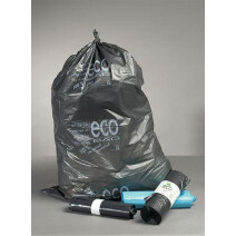 Garbage bag 60x90cm 10x25pcs grey 48my LDPE