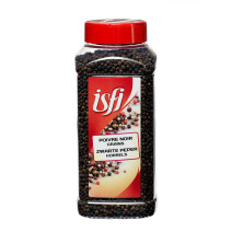 Black Peppercorns 500g Pet Jar Isfi
