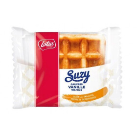 Lotus Suzy Vanilla Waffles 40x28gr wrapped individually