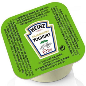 Heinz Yoghurt Salad Dressing 100x25ml cups