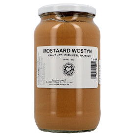Mustard Mostaard Wostyn 1kg jar