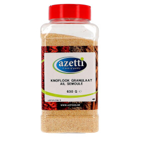 Azetti Garlic Granulated Dehydrated 630gr Pet Jar