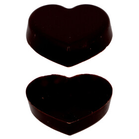 Dark Chocolate Cups Heart 75pcs DV Foods