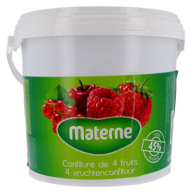Materne 4 fruits jam 4.5kg bucket