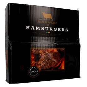 Black Angus 100% Irish Beef Hamburger 16x200gr Frozen