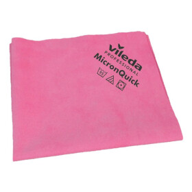 Vileda MicronQuick Micronfiber Cleaning Cloths 38x40cm red 5pcs 