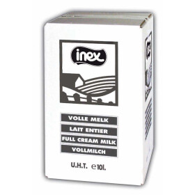 Inex Full Cream Milk 10L Bag in Box