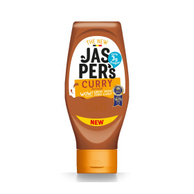 Jasper's Curry Ketchup sauce 450ml squeezable bottle
