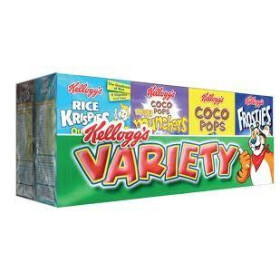 Kellogg's Variety Pack Breakfast Cereal18x8x25gr portions