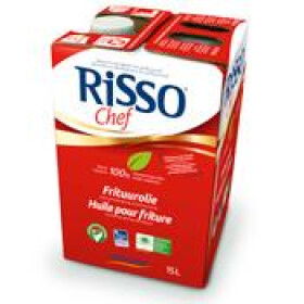 Risso Chef frying oil 15L Vandemoortele bottle in a box
