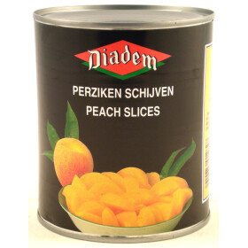 Peach slices in light syrup 12x850g Diadem
