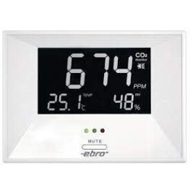 Room Climate Monitor CO2 meter RM100 Ebro