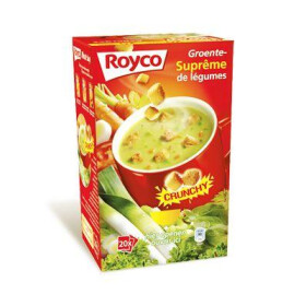 Royco Minute Soup groentensuprème 20st Crunchy