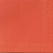 Duni servetten Terracotta 2-laags 1/4-vouw 33x33cm 125st