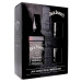 Jack Daniel's 70cl 40% Tennessee Whiskey + 2 Rocks Glasses Giftbox 