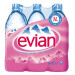 Evian mineral water 6x1L Pet bottle