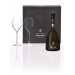 Champagne Henri Abelé Sourire de Reims Blanc Brut 75cl Cuvee Prestige + 2 Glass Giftpack