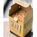 Hay! Straws Natural Biodegradable Drinking Wheat Straws 13cm 500pcs