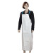 Plastic Disposable Aprons White 80x136cm 50pc