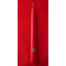Kaarsen Spaas helderrood 25cm 100st Festilux 