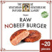 The Vegetarian Butcher RAW No Beef Burger 2.26kg Frozen
